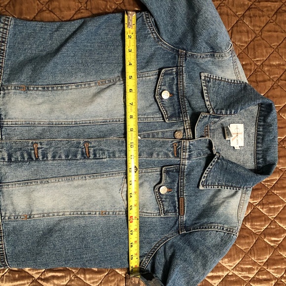 Calvin Klein Denim Jacket/Vintage - Picture 4 of 5